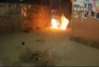 এইমাত্র পাওয়া, বিকট শব্দে রাজধানীর জুরাইনে অগ্নিকাণ্ড