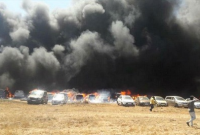 এবার ভারতে ভয়াবহ অগ্নিকাণ্ডে শতাধিক গাড়ি পুড়ে ছাই