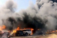 ভারতে বিমান ঘাঁটিতে ভয়াবহ অগ্নিকাণ্ড, ৩০০ গাড়ি পুড়ে ছাই