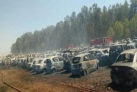 সিগারেটের আগুনে ভারতে পুড়ে গেলো ৩০০ গাড়ি