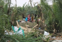 বরগুনায় ঘূর্ণিঝড়ে বিধ্বস্ত দুই শতাধিক বাড়ি-ঘর