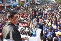 আজ থেকে সন্ত্রাস, চাঁদাবাজ, ইভটিজিং, মাদকের বিরুদ্ধে যুদ্ধ ঘোষনা করলাম : শামীম ওসমান