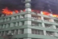 সিজিও কমপ্লেক্সের আগুন নেভাতে ঘটনাস্থলে দমকলের ২৪টি ইঞ্জিন