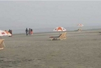 পদ্মার বুকে জেগে উঠা চর বাংলাদেশের মিনি কক্সবাজার!