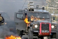 ইসরাইলের সামরিক যান আগুনে পুড়িয়ে ফিলিস্তিনিদের প্রতিরোধ, বিমান হামলায় ৫০০ বাড়ি ক্ষতিগ্রস্ত 