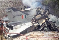 ভারতীয় মিগ-২৭ যুদ্ধবিমান বিধ্বস্ত