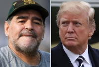 ডোনাল্ড ট্রাম্পকে গালি দেয়ায় ম্যারাডোনার জরিমানা