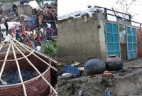 হঠাৎ ৮ মিনিটের ঘূর্ণিঝড়, উড়ে গেল ১ হাজার ঘরবাড়ি   