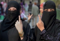 ভোট কেন্দ্রে বোরখা পরে আসা মুসলিম মহিলাদেরকে তির্যক আক্রমণ বিজেপি নেতার