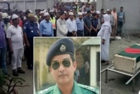 নারায়ণগঞ্জে কাভার্ডভ্যান চাপায় পুলিশের এসআই নিহত