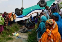 জয়পুরহাট ভয়াবহ সড়ক দুর্ঘটনা, ঘটনাস্থলেই নিহত ৮ জয়পুরহাট ভয়াবহ সড়ক দুর্ঘটনা, ঘটনাস্থলেই নিহত ৮