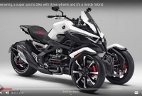 ভিন্ন ডিজাইনের তিন চাকার মোটরসাইকেল নিয়ে আসছে হোন্ডা