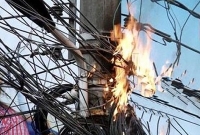 সিলেটে তারের জঞ্জালে ভয়াবহ আগুন, ঝুঁকিতে পুরো নগরী