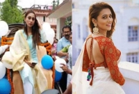রিকশায় তোয়ালে পেতে বসে আবারও বিতর্কে জড়ালেন মিমি