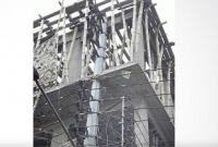 ১১ হাজার ভোল্টের বিদ্যুৎ লাইনের খুঁটিসহ ভবন নির্মাণ!