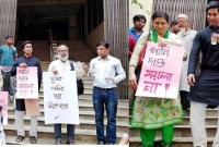 এমডিকে ‘ওয়াসার সুপেয় পানির শরবত’ খাওয়াতে এসেছেন জুরাইন এলাকার কয়েকজন বাসিন্দা