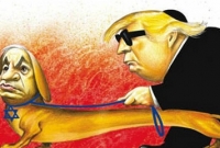 অন্ধ ট্রাম্পকে পথ দেখাচ্ছেন অনুগত কুকুর নেতানিয়াহু!