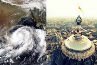 বড় বিপদের ‘লক্ষণ’? উড়ে গেল পুরী মন্দিরের সেই পতাকা!