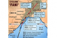গতিপথ বদলাল ঘূর্ণিঝড় 'ফণী'?