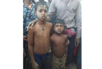 বস্তায় ভরার সময় চিৎকার, পাচারকারীদের হাত থেকে রক্ষা পেল দুই শিশু