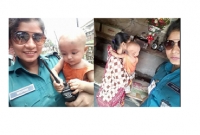 ট্রেনের নিচে ঝাঁপ দিয়ে আত্মহত্যার ঠিক আগে শিশুসহ মাকে বাঁচালেন এসআই রাশেদা