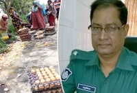 ৩ লাখ টাকার ডিম ভাঙার ঘটনার তদন্ত শেষে ওসিকে প্রত্যাহার