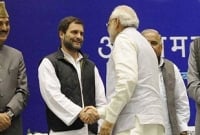 হার মেনে নিয়ে মোদিকে অভিনন্দন জানালেন রাহুল