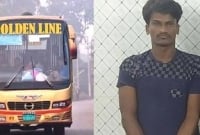 নারীযাত্রীকে যৌন নির্যাতন, গোল্ডেন লাইন পরিবহনের চালককে গণধোলাই