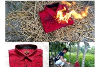 ঈদের জামা পুড়িয়ে আড়ং’কে বর্জনের ডাক!