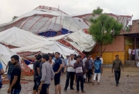 হিন্দুদের ধর্মীয় অনুষ্ঠানে হঠাৎ ভেঙে পড়লো প্যান্ডেল, নিহত ১৪