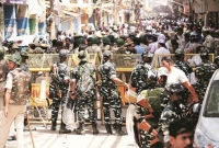 দিল্লিতে হিন্দু মন্দিরে হামলার জেরে তীব্র সাম্প্রদায়িক উত্তেজনা