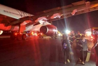 লন্ডনগামী একটি প্লেনে হঠাৎ আগুন, জরুরী অবতরণ