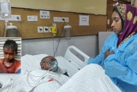  ছেলে আমার চোখ মেলেছে, মা ডেকেছে: হতভাগা শাহীনের মা