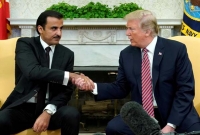 হঠাৎ যুক্তরাষ্ট্রে কাতারের আমির শেখ তামিম থানি