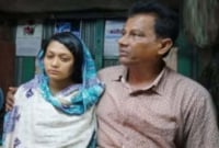 মেয়েকে গ্রেফতারের প্রতিবাদে যা বললেন মিন্নির বাবা