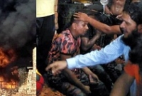 সাভারে মবিল কারখানায় ভ'য়াবহ আগুন, নেভানোর সময় বয়লার বি'স্ফোরণ