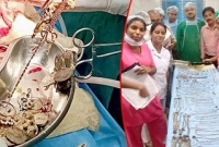 অপারেশন করে তরুণীর পেটে থেকে বের করা হলো ২ কেজি সোনা, ৬০টি মুদ্রা!