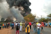 তেলের ট্যাংকার বিস্ফোরণে প্রাণ গেল ৬২ জনের