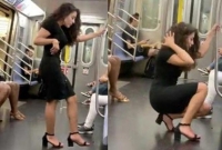 সেলফি তুলতে ট্রেনে যে কাণ্ড করলেন নিউ ইয়র্কের এই তরুণী!