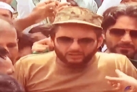 মুসলিমদের উপর যেখানেই অ'ন্যায়-অ'বিচার হবে আমরা সেখানেই প্র'তিবাদ করবোঃ আফ্রিদি