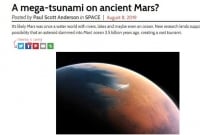 মঙ্গল গ্রহের উত্তর গোলার্ধে সমুদ্র সৈকতের সন্ধান! মঙ্গল গ্রহের উত্তর গোলার্ধে সমুদ্র সৈকতের সন্ধান!