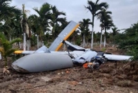 খোলা মাঠে ভেঙে পড়লো ভারতের প্রতিরক্ষা বিমান রুস্তম-২