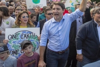 গ্রেটার জলবায়ু বিক্ষোভে যোগ দিলেন কানাডার প্রধানমন্ত্রী ট্রুডো