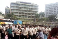 আবরার হ'ত্যার বিচার চেয়ে এবার নটরডেম শিক্ষার্থীদের বিক্ষোভ