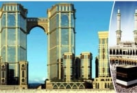 পবিত্র নগরী মক্কায় কাবার পাশেই বিশ্বের সবচেয়ে উঁচু ঝুল'ন্ত মসজিদ নির্মিত হচ্ছে