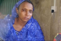 ১৮ দিনের সন্তান কোলে নিয়ে শিশু তুহিন হ'ত্যার বিচার চাইলেন মা