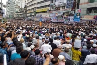 পল্টনে খোকার জানাজায় লাখো জনতার ঢল