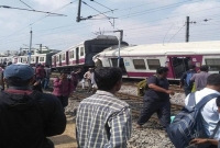  দুই ট্রেনের মুখোমুখি সংঘ'র্ষ