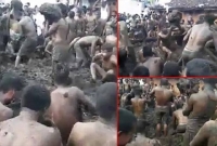 ভারতে কাঁচা গোবর ছোড়াছুড়ির উৎসব!