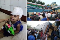 লাশের সারিতে স্ত্রীকে আর মেয়ে মাহিমাকে পেলেন হাসপাতালে